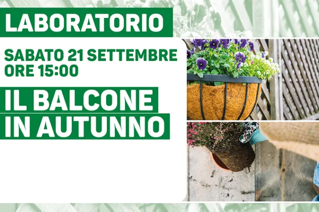 Il balcone in autunno