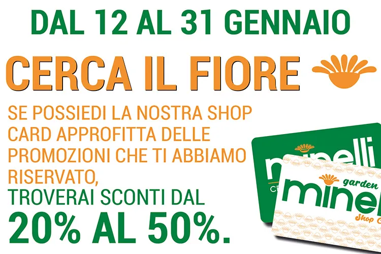 Cerca il fiore e trova le promo