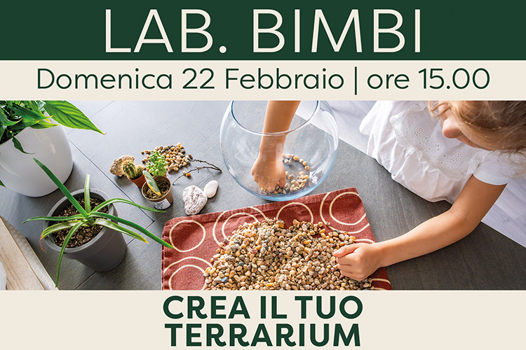 Laboratorio per bambini – “Crea il tuo Terrarium”