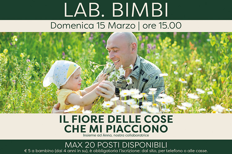 “Il fiore delle cose che mi piacciono” (laboratorio per bambini) 