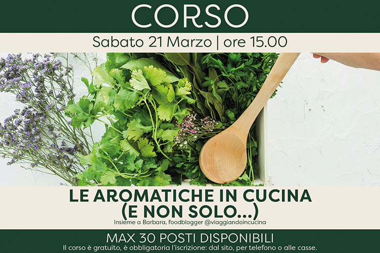 Le aromatiche in cucina, e non solo…(corso) 