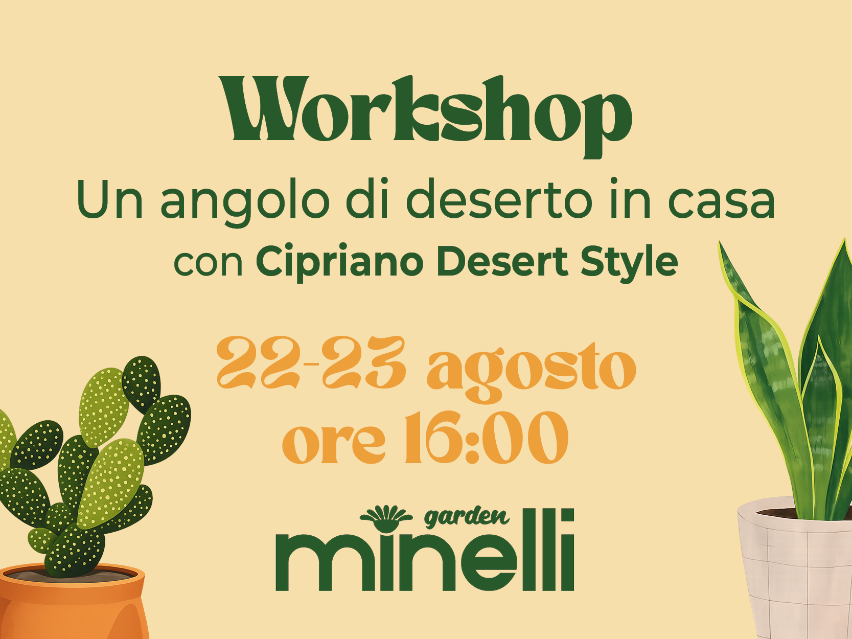 Un angolo di deserto in casa