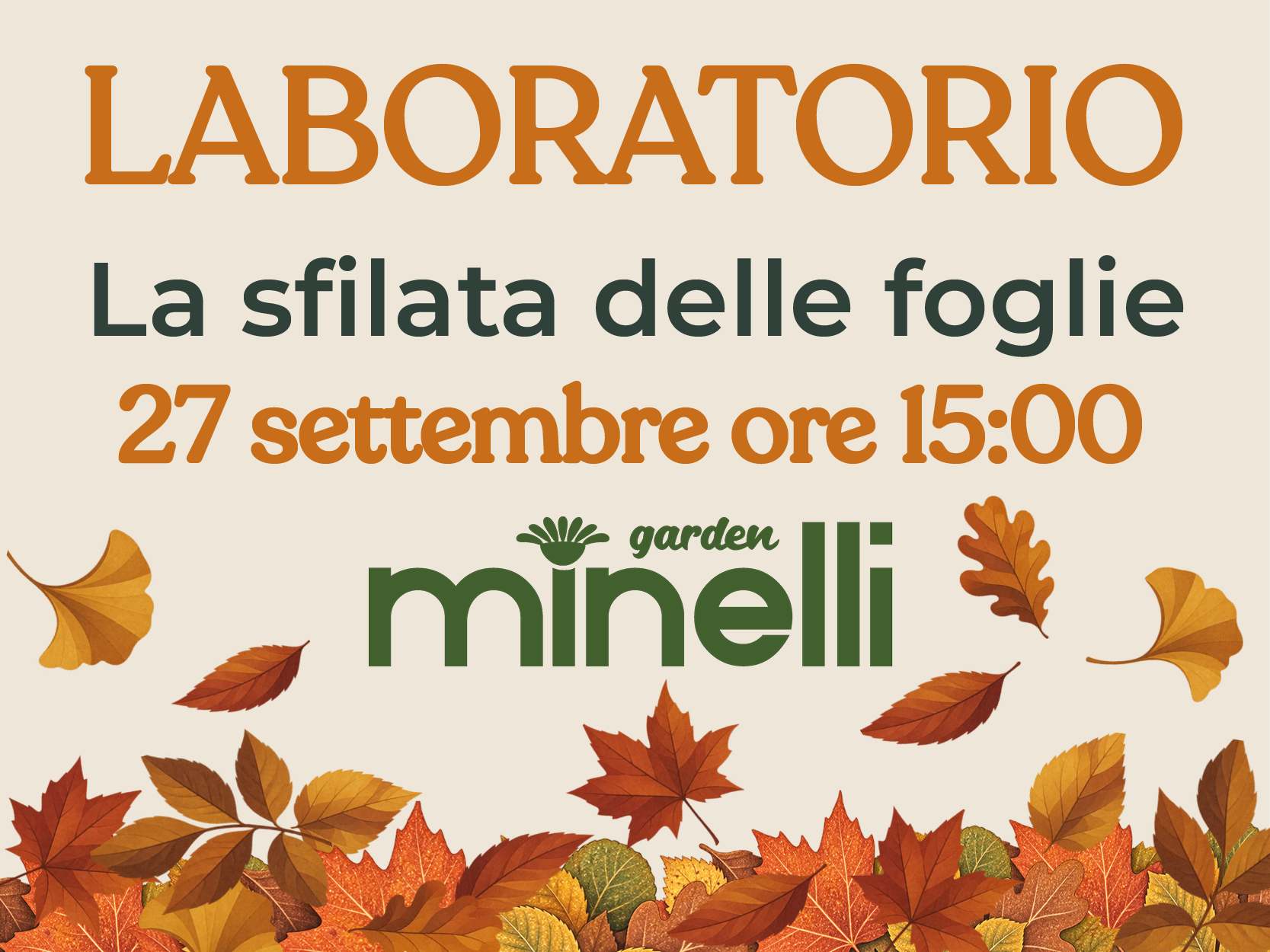 La sfilata delle foglie — Laboratorio per bambini