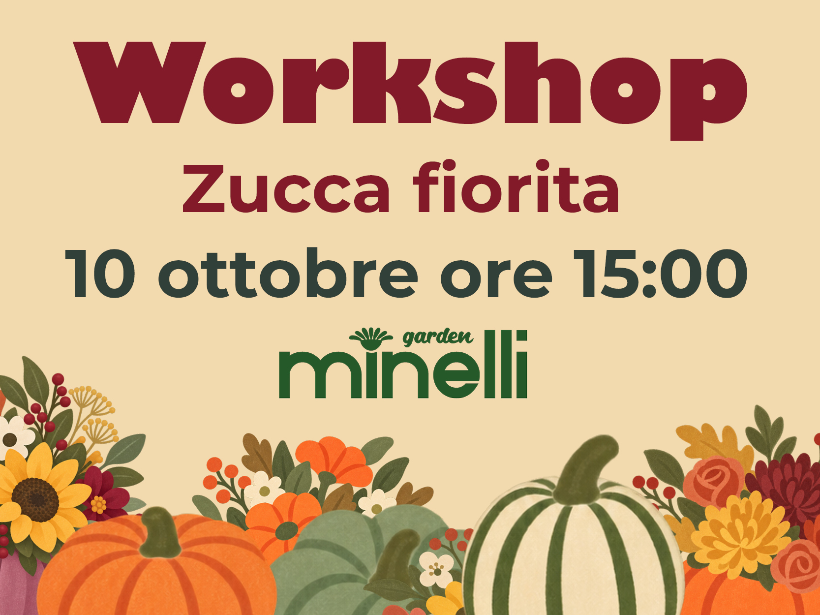 Le Zucche Fiorite: Workshop di Decorazione Floreale
